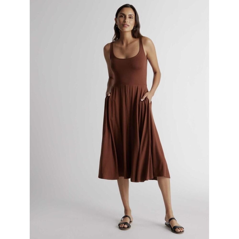 Quince Women's Brown Dress